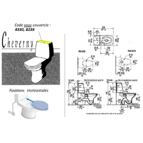 Abattant wc selles cheverny best sale