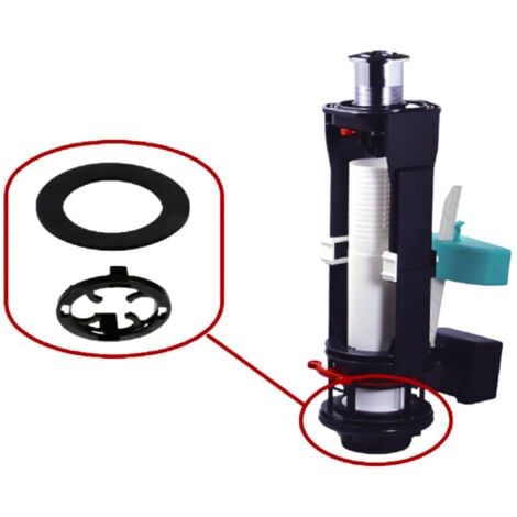 Joint et clips mécanisme de chasse WC Porcher