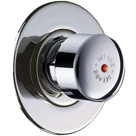 Tempostop douche 3/4, 30 secondes, robinet pour panneau de douche, avec rosace (1/5)