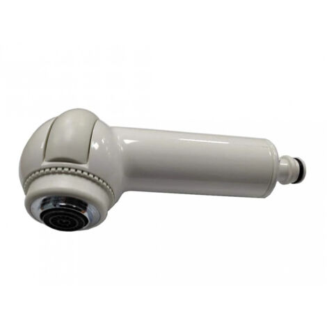 Douchette pour mitigeur d'évier Ladylux blanche. (1/2)
