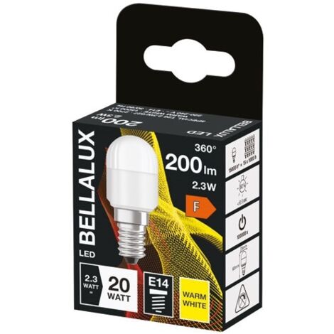 Ampoule LED dépolie mini-tube E14, 2.3W, blanc chaud. (1/3)
