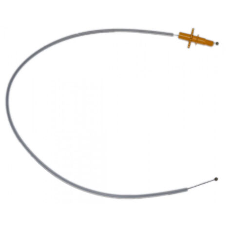 Presto – Câble de commande pour mécanisme de chasse d'eau – Longueur 550mm – Livré avec molette de tension – Pour robinetterie temporisée