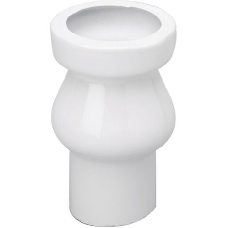 Porcher – Manchon Aspirambo gré court 75mm – Raccord en PVC pour installations WC – Connexion fiable et durable – Longueur 18.5 cm