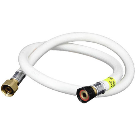Flexible tuyau gaz Butane et Propane 1,50 m – Écrou 20x150 en entrée – Écrou G1/2" en sortie – Norme NF XP D36-112 – Home Gaz