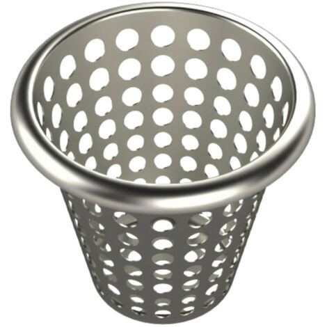 Limatec – Panier de filtration en acier inoxydable pour siphon de sol Ø100 mm – Capacité 0,45 litre – Finition microbillée résistante à la corrosion (1/3)
