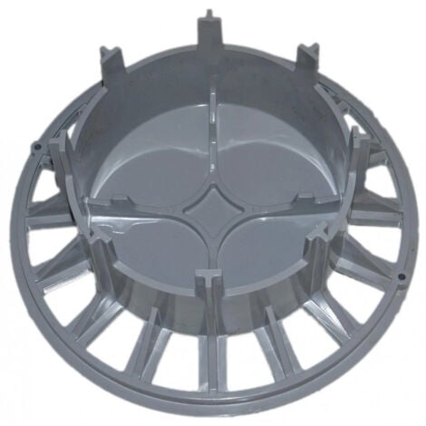 Grille pour siphon de cours 250x250, gris clair
