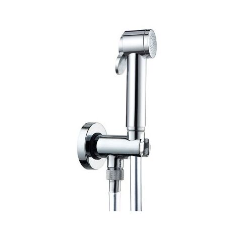 Pack douchette WC jet de pluie en abs Chromé - Cristina Ondyna WC69051