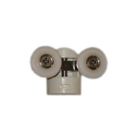 Kinedo – Double roulette ROU12-A pour porte de douche en verre 6 mm – Longueur 58 mm – Fonctionnement fluide et efficace - ROU12 (1/6)