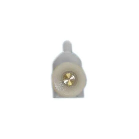 Roulette ROU22 déclipsable pour verre 6 mm diamètre 25 mm épaisseur 34 mm blanc