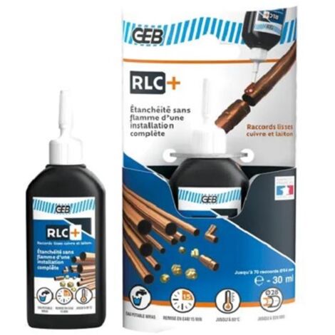 GEB – Résine anaérobie pour raccords lisses – Assemblage sans flamme – Résiste aux coups de bélier – Certifié WRAS BS 6920