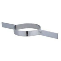 TEN – Collier pour fumisterie inox 125x131 – Résistant aux hautes températures – Pour tubage chauffage – Installation facile