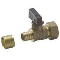 Vanne 1/4 T 15x21 pour PE de 16 Riquier