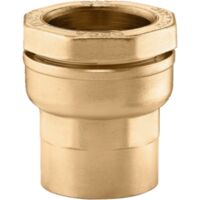 Raccord droit DECA pour PE en 25, femelle 26X34 (1")