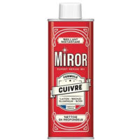 Nettoyant cuivre 250 ml – Formule anti-oxydante – Élimine ternissures et retarde réoxydation – Pour jantes, surfaces laquées et émaillées – Miror