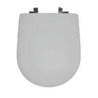 Abattant WC horizontal 2085066 – Fibre de bois MDF et PVC – Fixation horizontale – Compatible GALA Marina avant 2007 – Coloris gris Manhattan