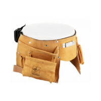 Ceinture porte-outil en cuir, 10 poches