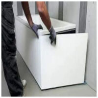 Habillage pour retour de baignoire, 0.67m x 0.52m Aquarine