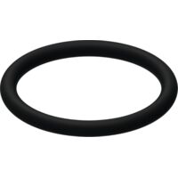 Tece – Joint de sortie de pipe de chasse d'eau – Joint de rechange en caoutchouc noir – Forme ronde – Longueur 269 mm pour mécanisme de chasse