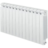 Chauffage central fonte aluminium 13 éléments blanc KLASS 700, 1924w