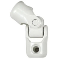 Genouillère Pour Volet Roulant - Blanc RAL 9010 | Pour Tringle 12 Et Tige 6 Pans De 10 - 12