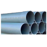 Tuyau PVC compact 4m – Diamètre intérieur 80mm – Raccords inclus – Pour chantiers humides et espaces confinés – Frans Bonhomme