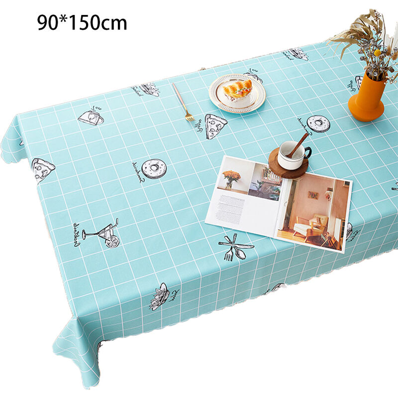 Nappe rectangulaire anti tâche – Mélange de Fleurs et Feuilles