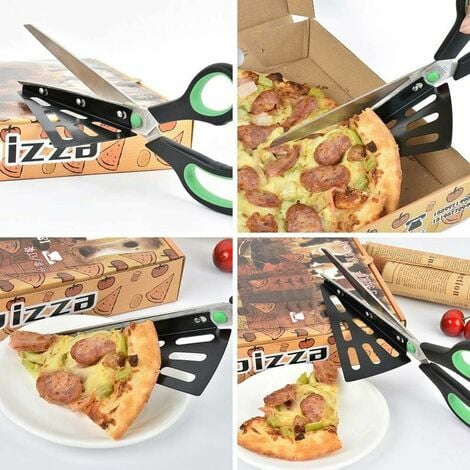 Ciseaux à pizza avec serveur