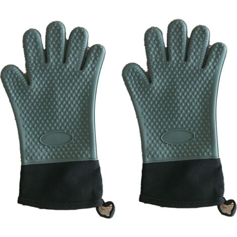 1 pièce de gants de four en Silicone Transparent, gants de cuisine