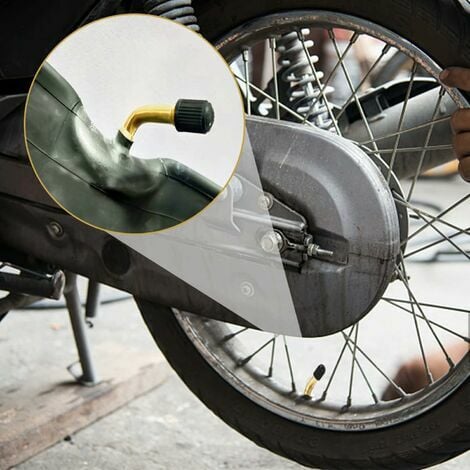 2 pièces Valve de pneu en caoutchouc tige de Valve pneu bouchon de valve  vélo vélo Tubeless pneu alliage buse cyclisme pneu noyau bouchon 