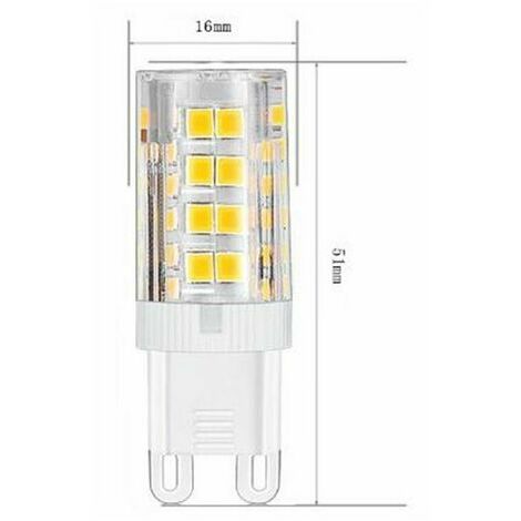 Kimjo Ampoule G9 40W , Ampoule Halogène G9 Dimmable Blanc Chaud