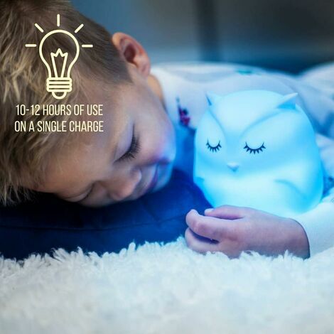 BESTA - Veilleuse mignonne, veilleuse spongieuse pour enfants, veilleuse  Kawaii Animal avec USB, veilleuse bébé fille en silicone pour cadeaux, veilleuse  pour chambre d'enfant pour chambre d'enfant - Lampes à poser 