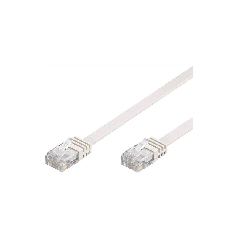 Intellinet Cavo di Rete Patch Piatto in Rame Cat.6 UTP 2m Bianco