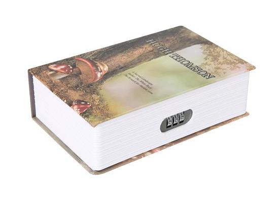 Silverline 534361 Cassaforte a forma di libro con combinazione a 3 cifre  180 x 115 x