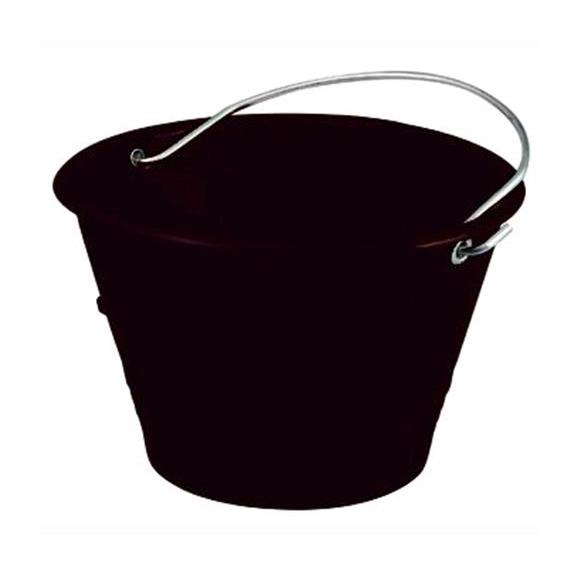 Secchio Per Muratore Plastica Leggera D.34 Cm Nero Conf. 25 Pz