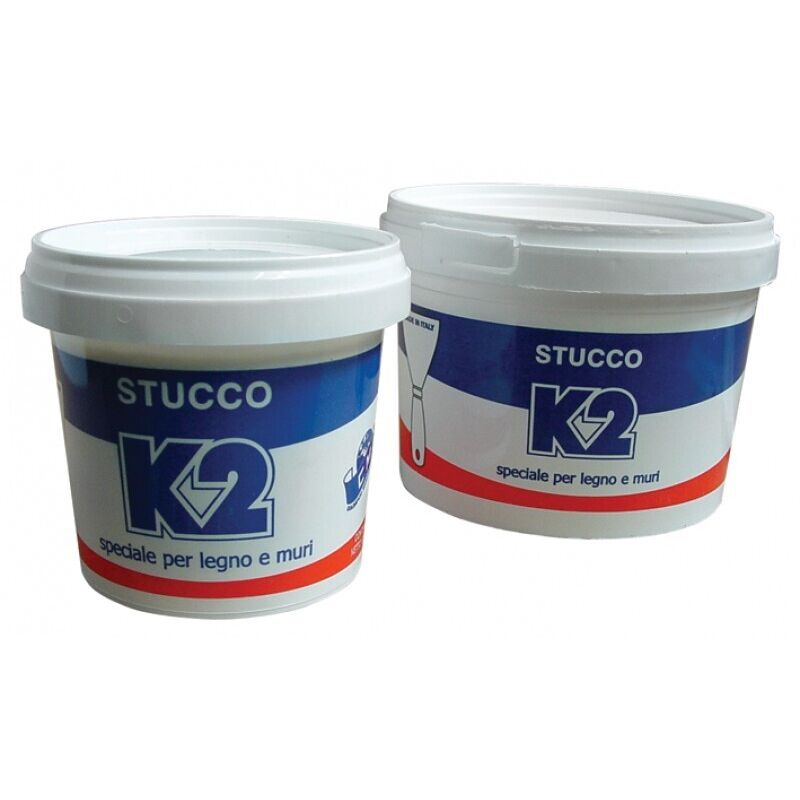 Stucco K2 In Pasta - Riempitivo Per Legno E Muri, Colore Bianco, Confezione Da 1kg, Made In Italy - Foto 5
