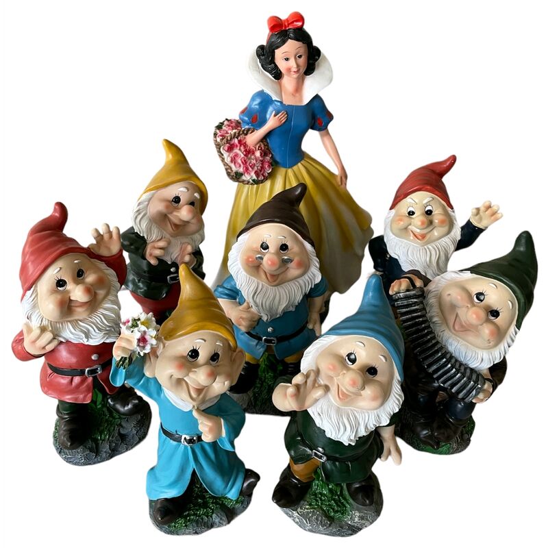 Set 12 Gnomi Combriccola Decorazioni Albero Di Natale H 10 Cm - Maresca