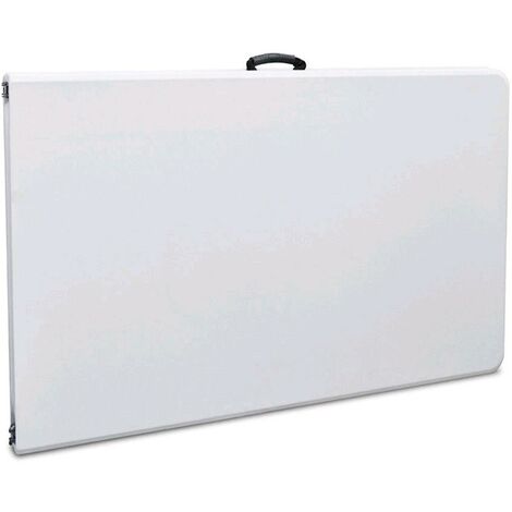 Tavolo 240x70x74 cm Pieghevole Richiudibile per Feste Sagre Fiere Giardino Campeggio Camping