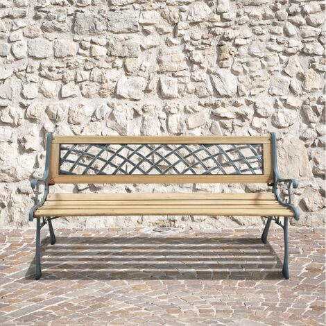 Panchina Ghisa e Legno Giardino 150cm - Vette