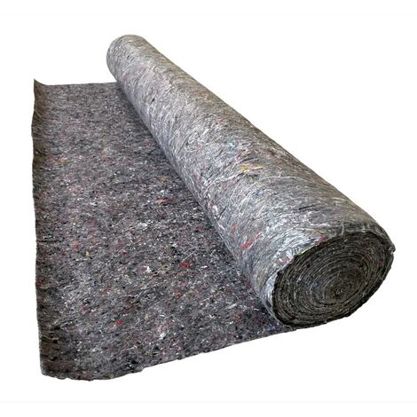 Feltro Protettivo Assorbente Antiscivolo Multiuso per Pavimento 1x25 mt 210 gr/mq 1x25 metri