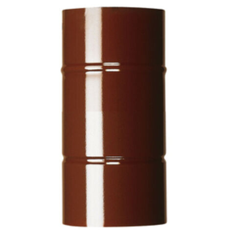 12 tubi 12x25 cm acciaio smaltato marrone tubo per stufa stufe a legna
