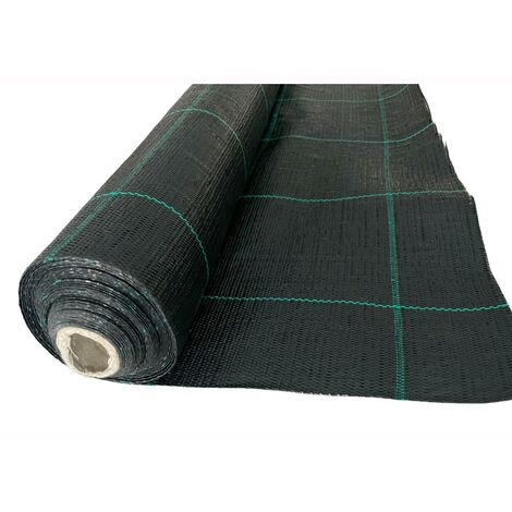 Telo Per pacciamatura Nero 4,20x50 mt 100gr/mq anti erbacce Anti UV Permeabile