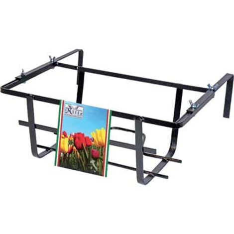 Portavaso Balcone Regolabile Nero Cm 40 Mille (1/5)
