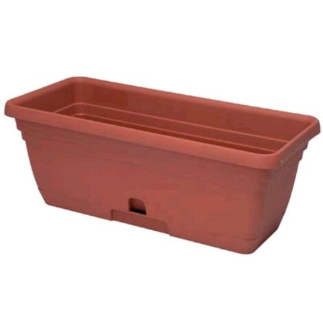 Cassetta + Riserva Maxi Melissa Ics Pp Terracotta Cm 65X25 H.Cm 21 - 1 Pz