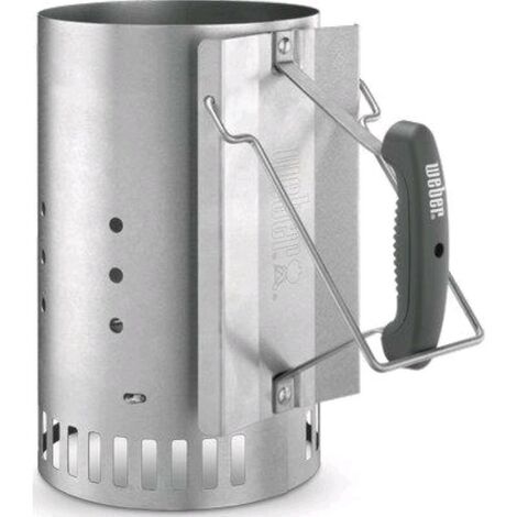 Ciminiera Accendi Carbonella Weber Acciaio Cm 20,6 H.Cm 31,8 - 1 Pz