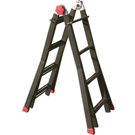 Scala Telescopica Phenomena Auto Sicos Acciaio H.Cm 112/390 Pioli 4+4 - 1 Pz