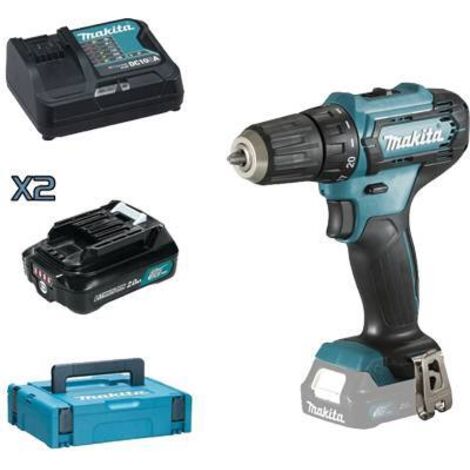 Trapano Avvitatore Batteria Df333Dsaj Makita Volt 12X2 Ah 2,0 +Valigia - 1 Pz