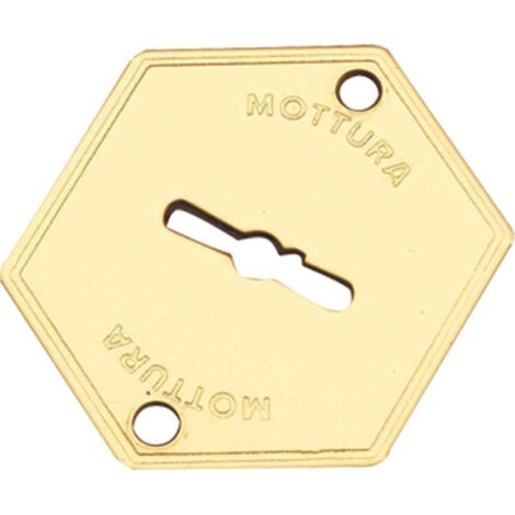 Mostrina Porta Blindata 95223 Mottura Dm Ottone Mm 52X64 - 1 Pz