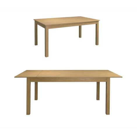 Tavolo in legno Allungabile apertura a libro 90x160/200x75H cm Colore Rovere (7842RV) 90x160/200x75H cm Colore Rovere (1/5)