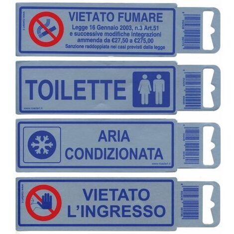 Cartello Segnaletico Segnaletica Adesiva Aera Videosorvegliata Argento 5x15 cm