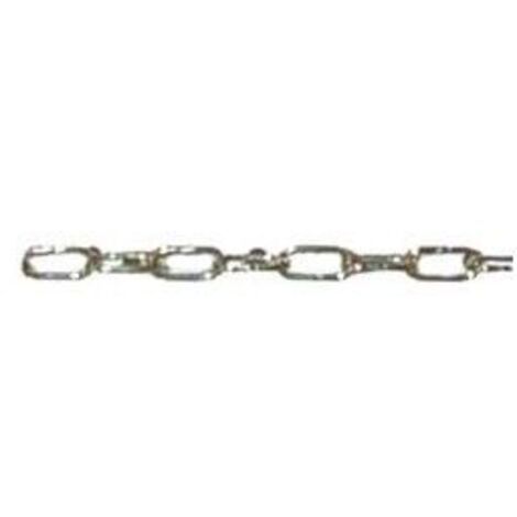 Catena Genovese Nichelata misura n.12    Filo 1,6mm Carico Lav. 15 Kg conf. 25mt (1/2)